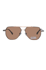 Jodykoes Legacy Metal Square Sunglasses – UV400 Polarized - JK-SG-669835-BROWN