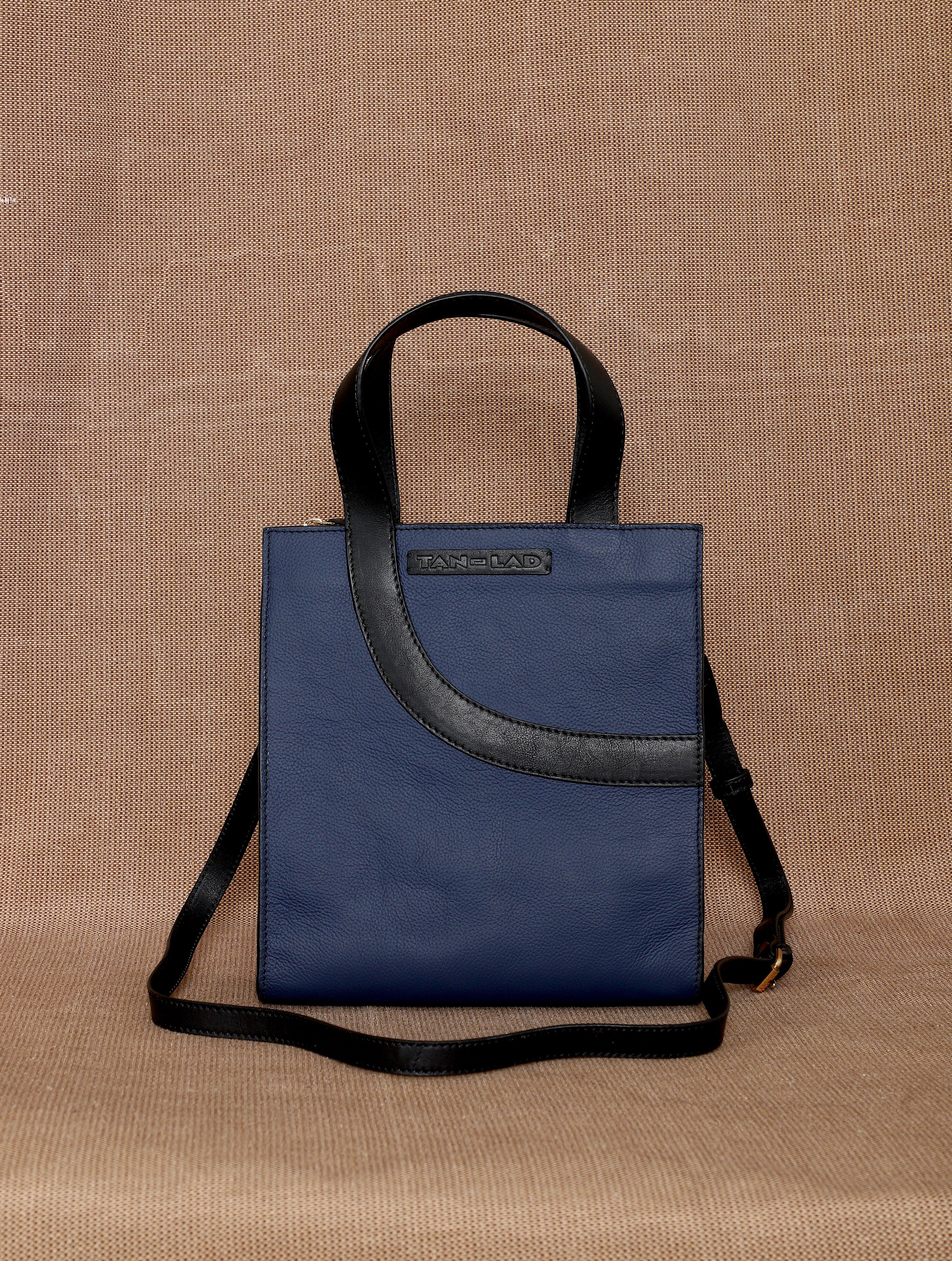 TAN LAD  Little Monica with Sling -Navy with Piegon with Charcoal