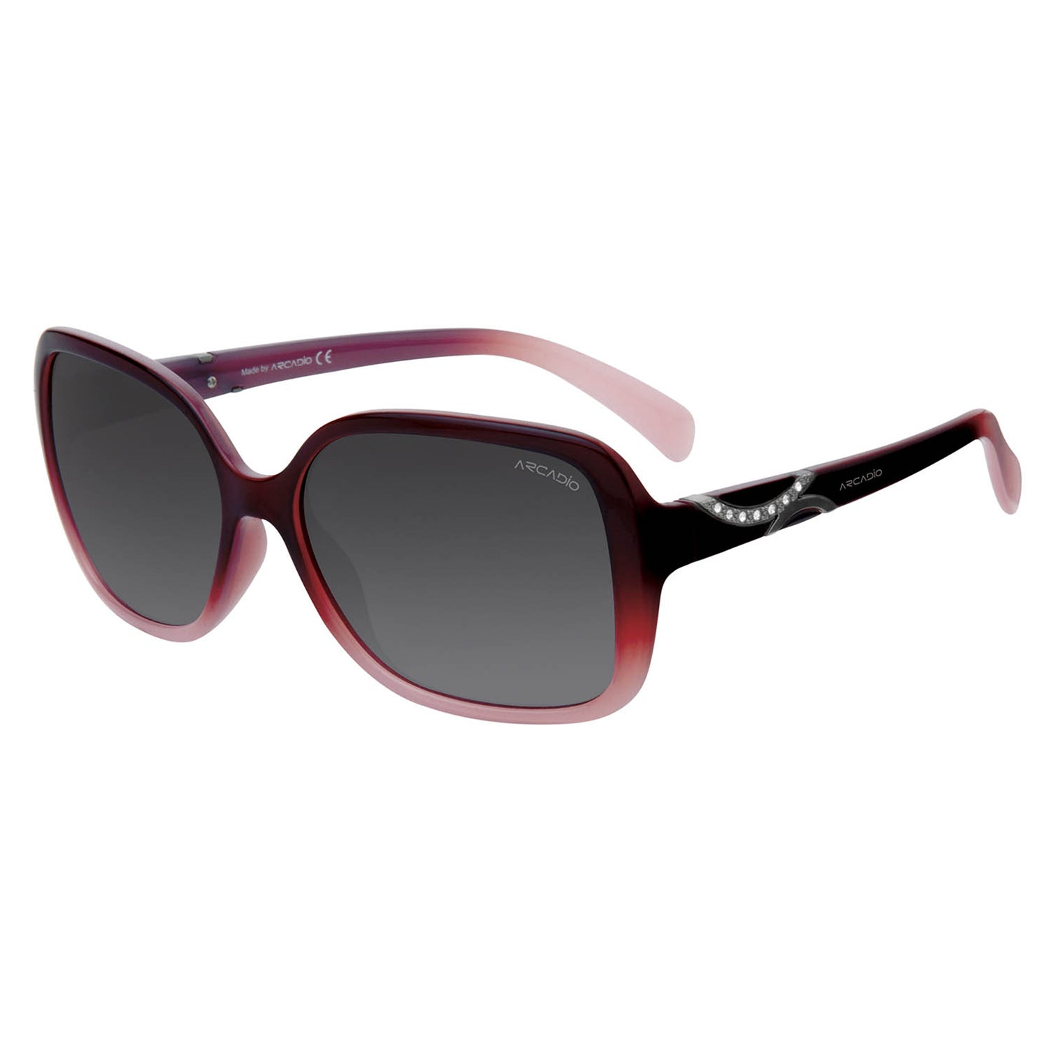 ARCADIO AUDREY Over-Sized Retro Sunglass For Women - AR152BG-GY