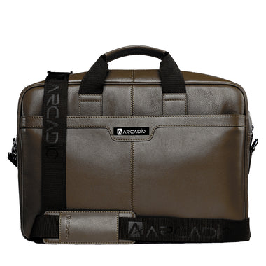 ARCADIO CHARMER Authentic Italian Leather Laptop Bag/Office Bag/Messenger Bag for Men and Women. Fits Upto 16 inch Laptop.