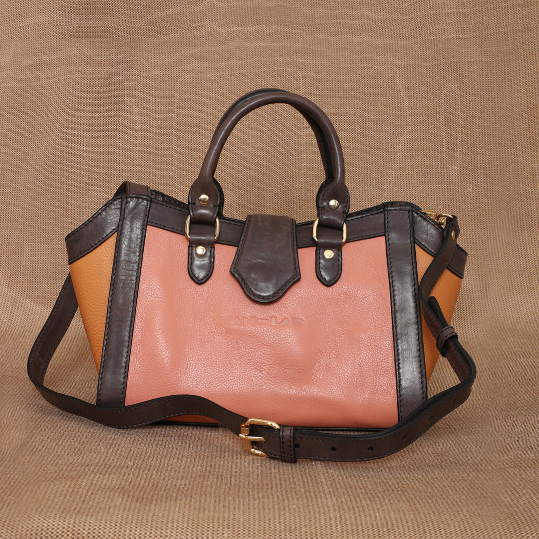 TAN LAD  Little Serena without Divider - Blush with Peach with Black Currant
