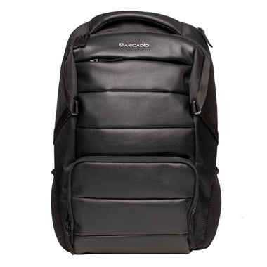ARCADIO TOOMUCH Authentic Italian Leather Laptop Bag Backpack for Men & Women