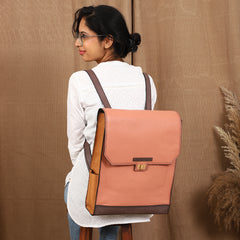 TAN LAD  Emily - Blush with Peach with Black Currant