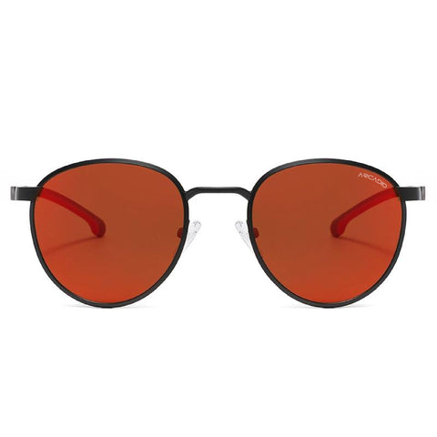 ARCADIO Butler Round Metal Sunglass - AR-AK17253-C2MB-RDP