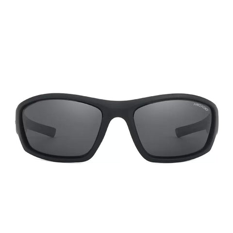 ARCADIO Vangauad Stylist Rectangle Sunglass - AR-PL86-C2BK-RDP