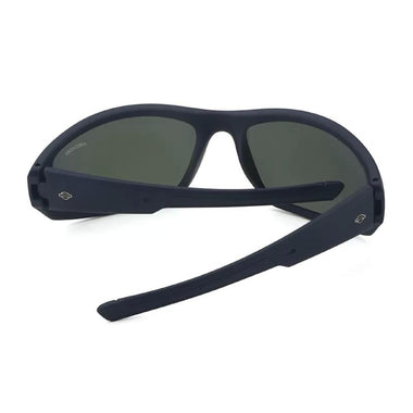 ARCADIO Vangauad Stylist Rectangle Sunglass (S-Black, Grey) - AR-PL86-C1BK-GYP