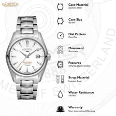Roamer Searock Automatic Men's Watch -  210633 41 25 20