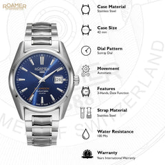 Roamer Searock Automatic Men's Watch -  210665 41 45 20