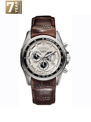 Roamer Rockshell Mark III Chrono Analog Silver Round Dial Men's Watch - 220837 41 15 02