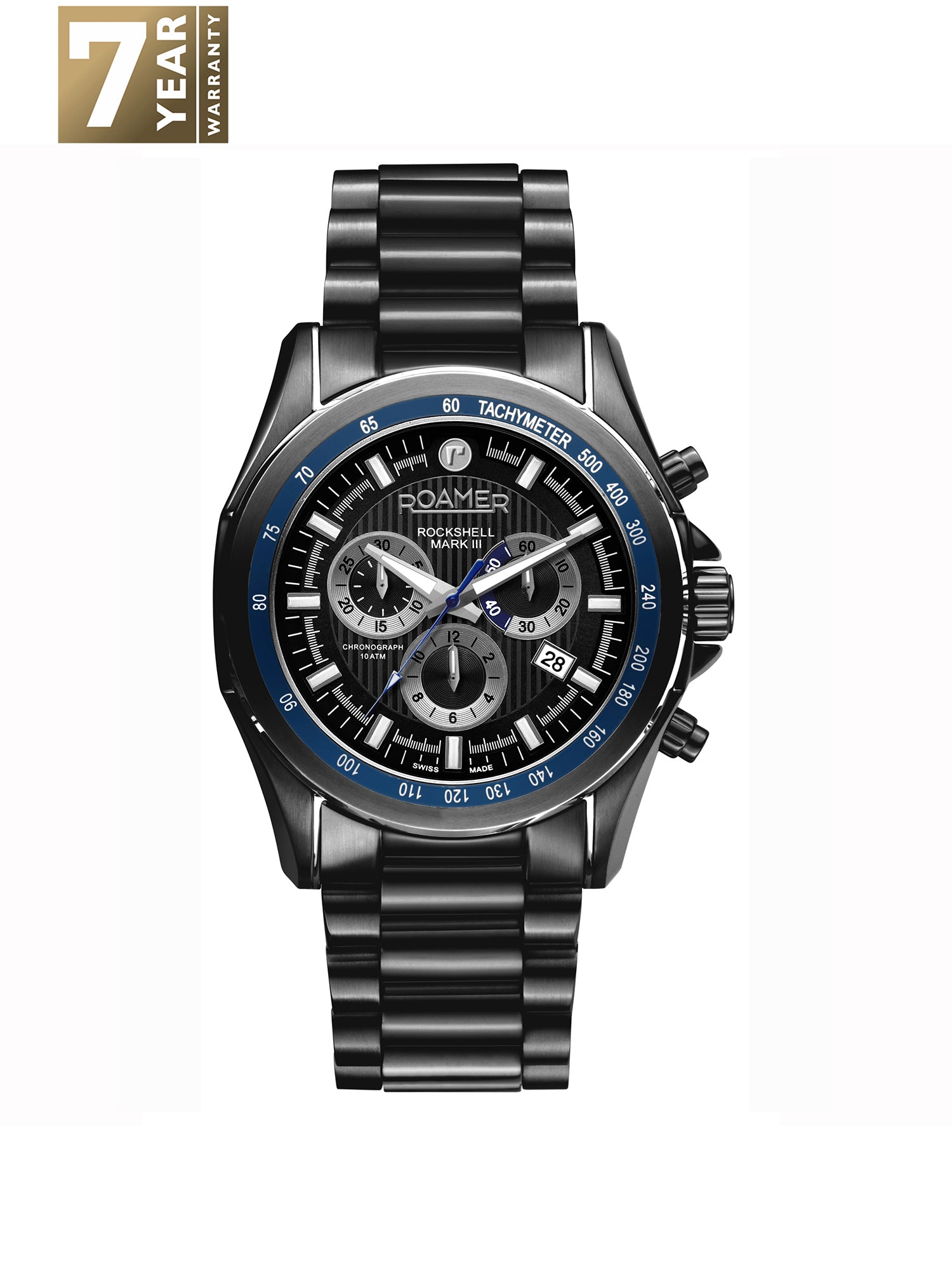 Roamer Rockshell Mark III Chronograph Men's Watch - 220837 45 85 50