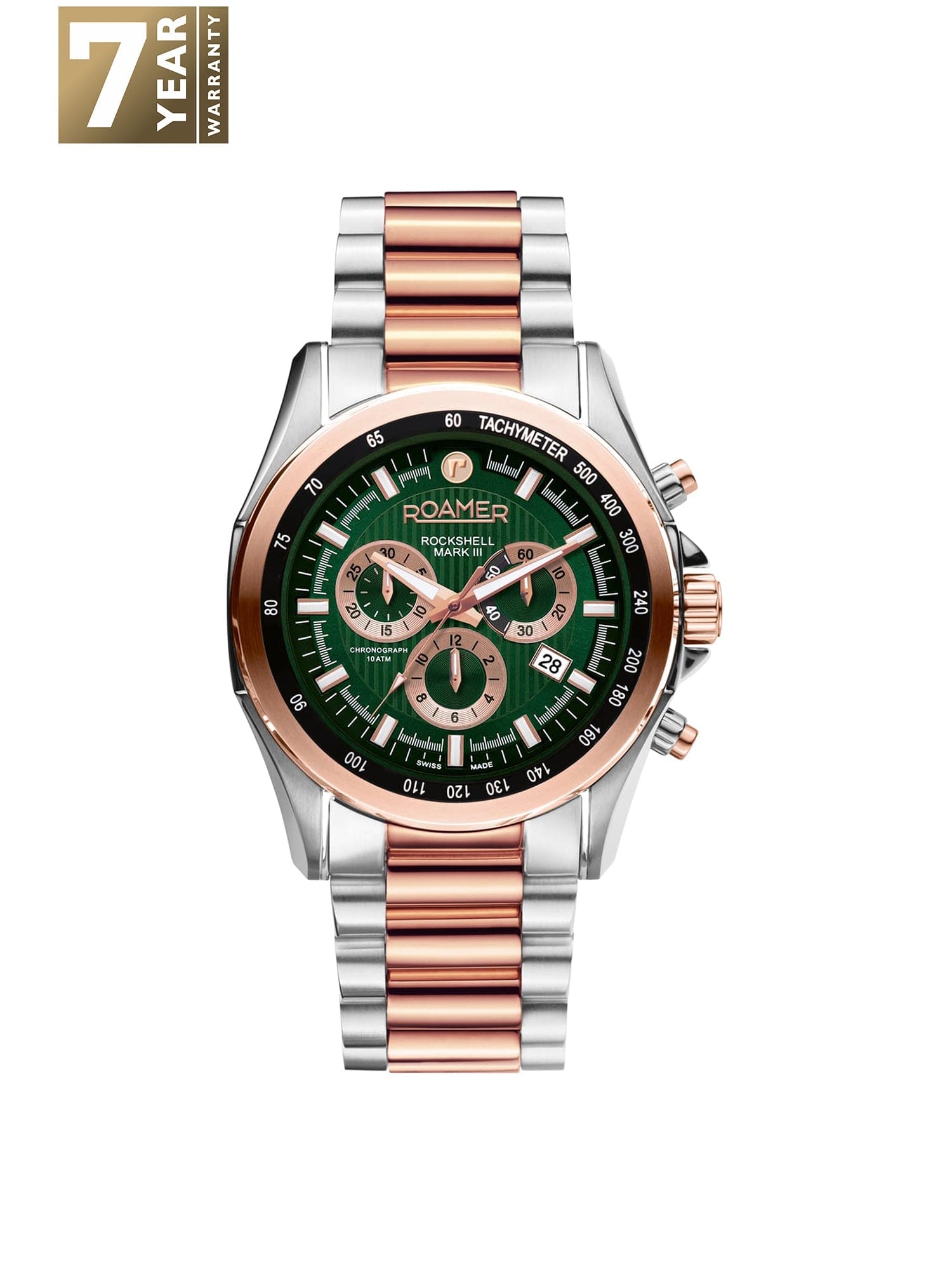 Roamer Rockshell Mark III Chrono Quartz Men's Watch -  220837 49 75 20