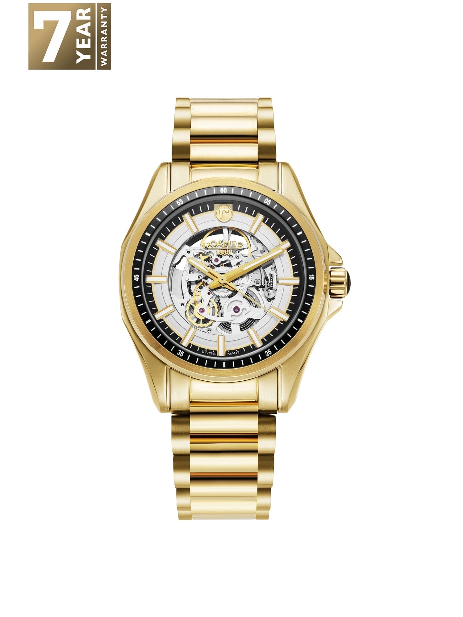 Roamer Rockshell Mark III Skeleton Automatic Men's Watch -  220984 48 55 20