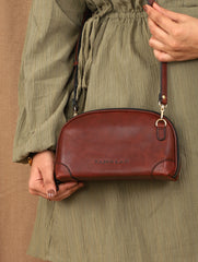 TAN LAD  Brooklyn with Wristlet -  Rosewood
