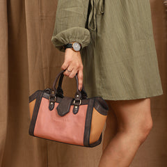 TAN LAD  Little Serena without Divider - Blush with Peach with Black Currant