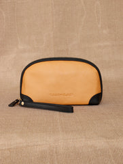 TAN LAD  Brooklyn with Wristlet - Peach with Charcoal