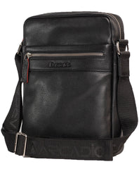 ARCADIO BLACK SPADE Cross Body Leather Sling Bag