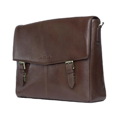ALL ROUNDER Authentic Italian Leather Laptop Bag/Office Bag/Messenger Bag for Men and Women