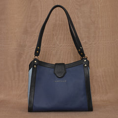 TAN LAD  Serena with Divider -Navy with Piegon with Charcoal