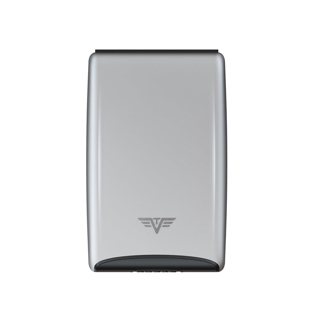 Tru Virtu 16103000201 Silk Line Silver Solid Pattern Wallet