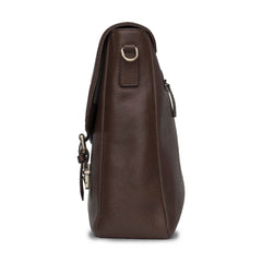ALL ROUNDER Authentic Italian Leather Laptop Bag/Office Bag/Messenger Bag for Men and Women