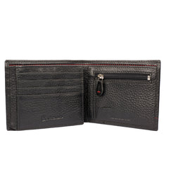 ARCADIO Men's Wallet Black Twice As Nice Bifold Dual Toned Leather Wallet for Unique Birthday Anniversary Gift for Men Boy Love Husband Employees Clients
