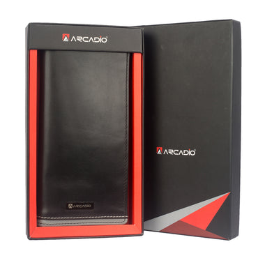 ARCADIO Men's Wallet Big Hit Bifold Dual Toned Long Leather Wallet for Unique Birthday Anniversary Gift for Men Boy Love Husband Employees Clients