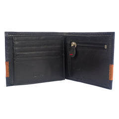 ARCADIO Men's Wallet Navy Double Impact Bifold Dual Toned Leather Wallet for Unique Birthday Anniversary Gift for Men Boy Love Husband Employees Clients