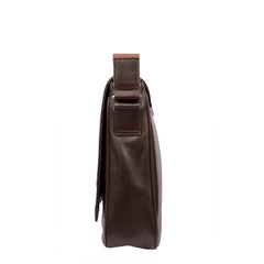 ARCADIO BUSINESS BARON Authentic Indian Leather Laptop Bag/Office Bag/Messenger Bag for Men and Women. Fits Upto 16 inch Laptop.