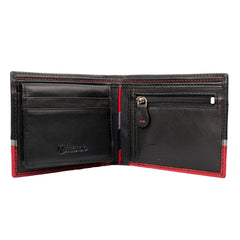 ARCADIO Men's Wallet Multicolor Triple Treat Bifold Triple Toned Leather Wallet for Unique Birthday Anniversary Gift for Men Boy Love Husband Employees Clients