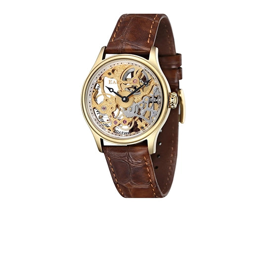 Earnshaw Bauer Mechanical Skeleton Mechanical Automatic Men's Watch -  ES-8049-02