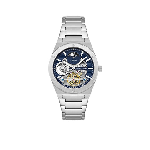 Earnshaw Drake Dual Time & Moonphase Automatic Men's Watch -  ES-8291-22