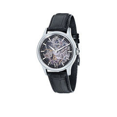 EARNSHAW WESTMINSTER Mechanical Automatic Black Round Dial Men's Watch- ES-8095-01