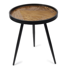 De Maison Decor Dune Round Large Side Table - Brown