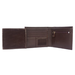 ARCADIOMen's Wallet Brown Diamond Decor Diamond Stitch Leather Wallet for Unique Birthday Anniversary Gift for Men Boy Love Husband Employees Clients