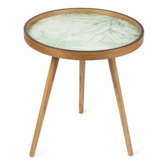 De Maison Decor The Grove wood Large Side Table -  Green