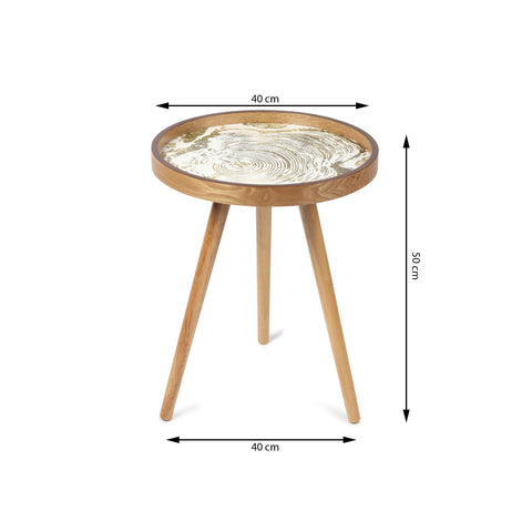 De Maison Decor Oakveil Side Table Set of 2 - Brown 