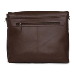 ALL ROUNDER Authentic Italian Leather Laptop Bag/Office Bag/Messenger Bag for Men and Women