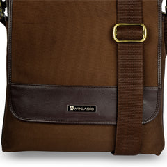 ARCADIO CLASSIC FLIP Cross Body Leather Binded Sling Bag