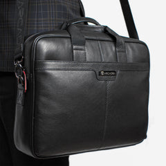 ARCADIO ALL ROUNDER Authentic Italian Leather Laptop Bag/Office Bag/Messenger Bag for Men and Women. Fits Upto 16 inch Laptop.