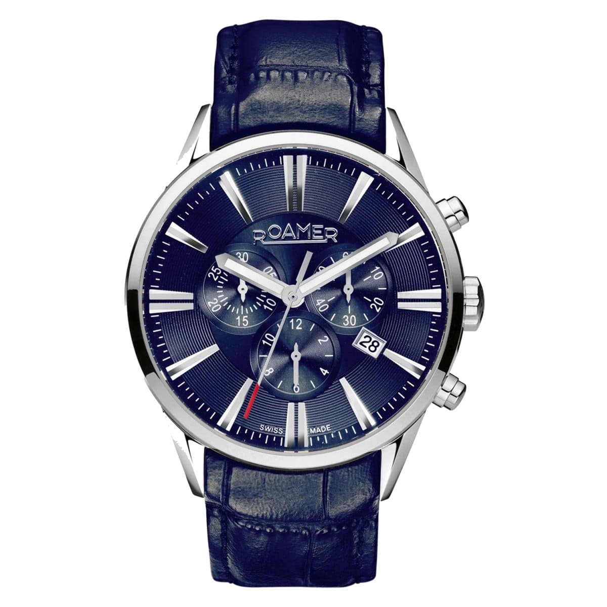 ROAMER Superior Chronograph Blue Round Dial Men's Watch- 508837 41 40 05
