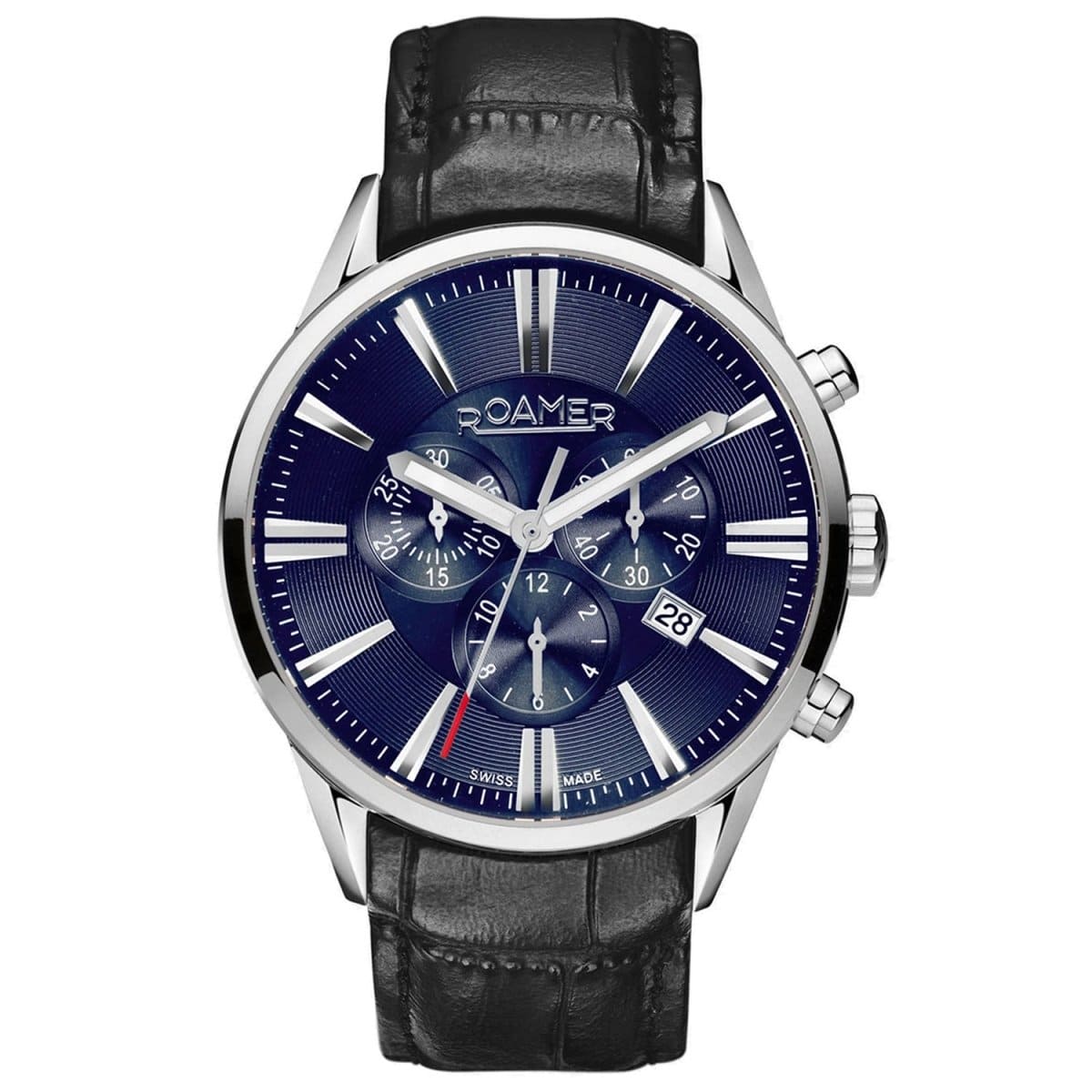 ROAMER Superior Chronograph Blue Round Dial Men's Watch- 508837 41 45 05