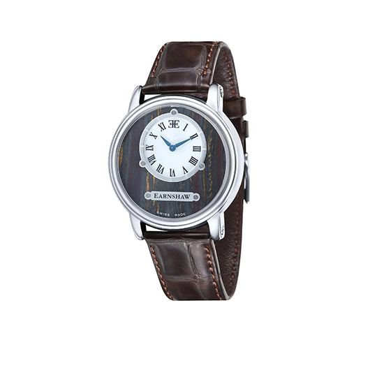 EARNSHAW LAPIDARY Swiss Made Quartz Multicolor Round Dial Men's Watch- ES-0027-03