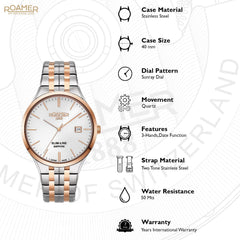 Roamer Slim-Line Classic Quartz Men's Watch -  512833 49 15 20