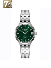Roamer Slim-Line Classic Ladies Analog Green Round Dial Women's Watch - 512857 41 75 20
