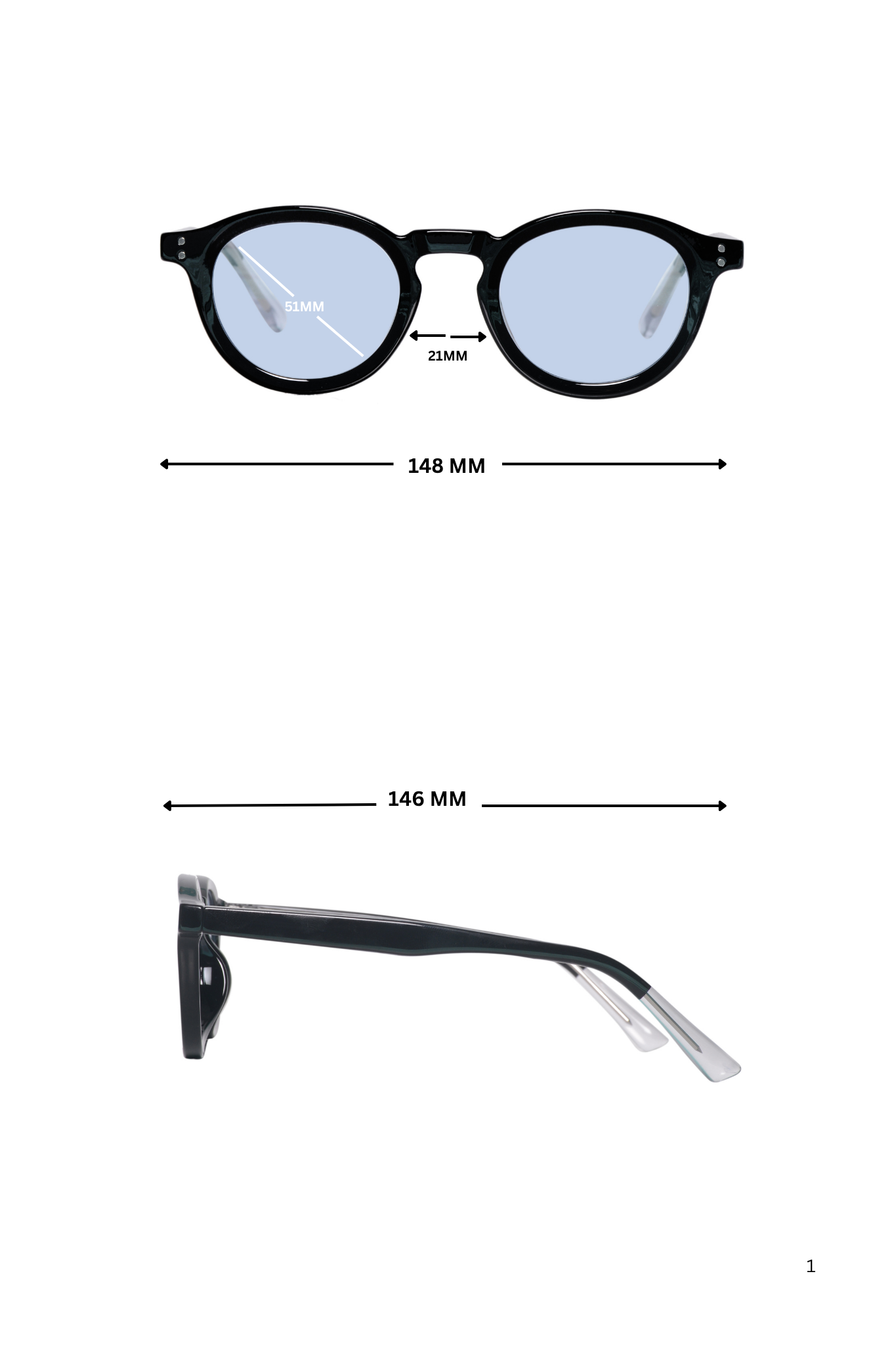Jodykoes Legacy Round Sunglasses – UV400 Polarized - JK-SG-6260-C2