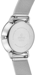 Obaku Nordlys 
Cyan
Solar Solar  Blue Round Dial Men's Watch -  V222GRCLMC