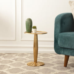De Maison Decor Radiant Gold Duo Small Side Tables - Gold