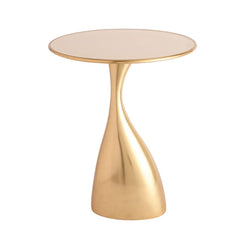De Maison Decor Ernest Side Table - Ivory & Gold