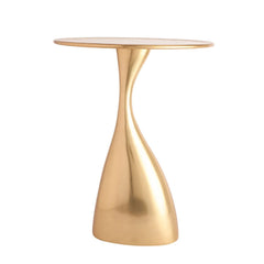 De Maison Decor Ernest Side Table - Ivory & Gold