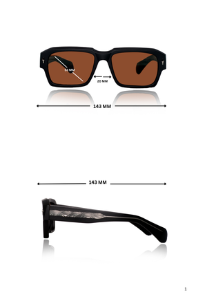 Jodykoes Legacy Square Sunglasses – UV400 Polarized - JK-SG-10817-C2